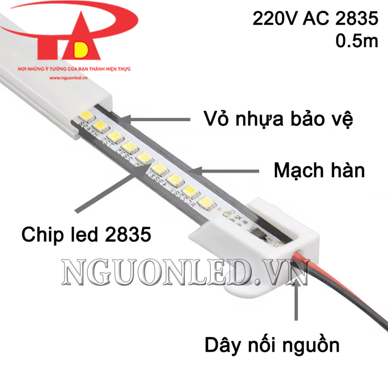 Đèn led thanh 2835 ánh sáng trắng cao cấp