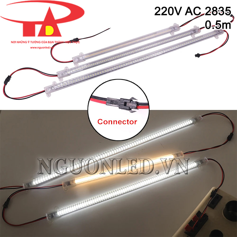 Led thanh nhôm 2835 0.5m siêu sáng