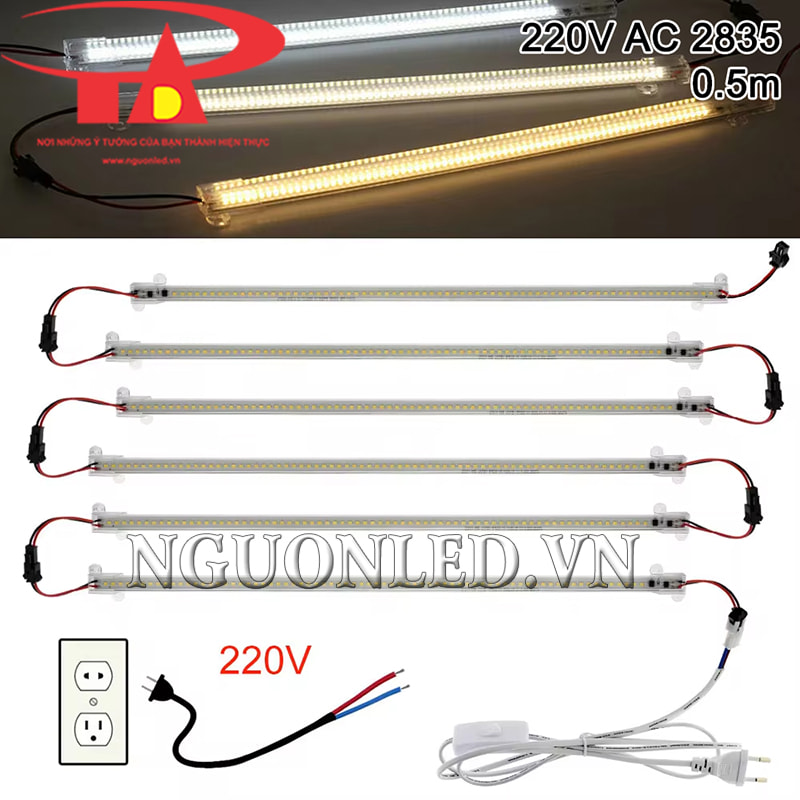 Led thanh nhôm dùng điện 220v siêu sáng