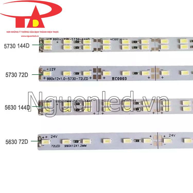 Đèn led thanh nhôm 24V ánh sáng đỏ