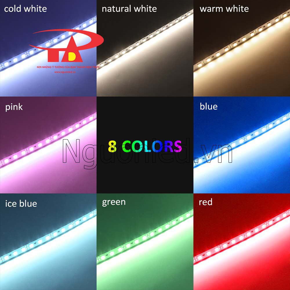 Led thanh nhôm 24V ánh sáng rgb, loại tốt. An Đức Phát