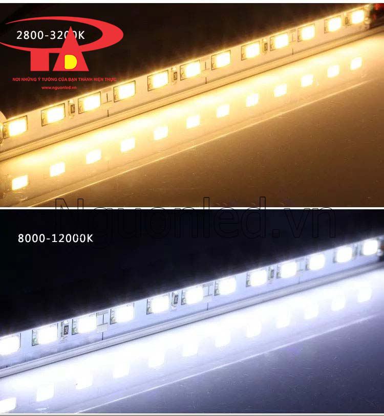 Led thanh nhôm 24V ánh sáng trắng, loại tốt, giá rẻ chính hãng