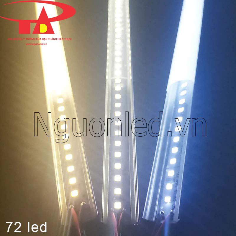 Led thanh nhôm 24v ánh sáng trung tính chip 5050/5054/5630