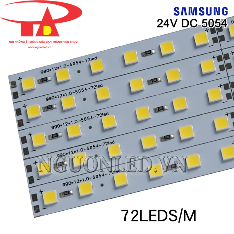 Đèn led thanh 24V 5054 Samsung màu trắng