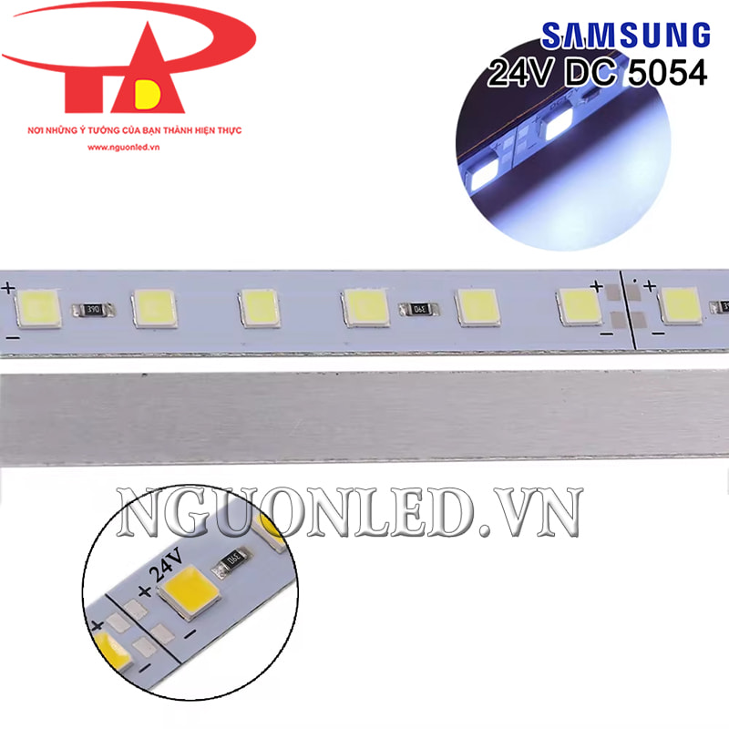 Led thanh nhôm 5054 Samsung 24V màu trắng