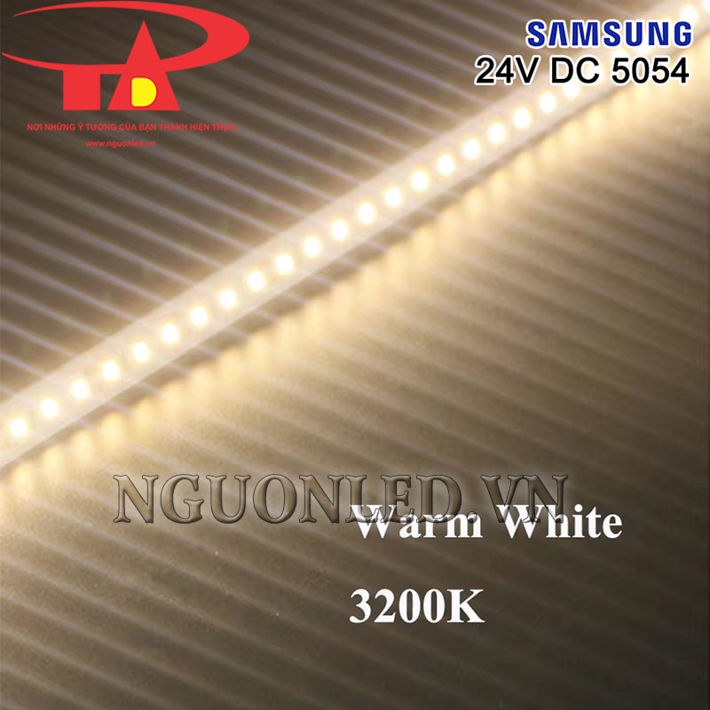 Led thanh 24V 5054 Samsung ánh sáng vàng