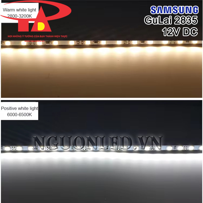 Đèn led thanh nhôm 2835 Gulai Samsung siêu sáng