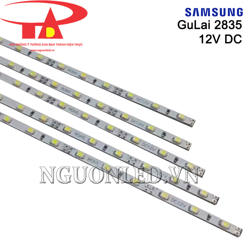 Đèn led thanh nhôm Gulai Samsung 12V ánh sáng trắng