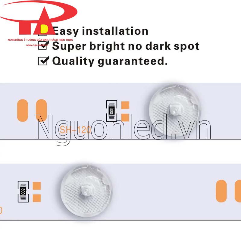 Led thanh nhôm toả 1m, 12 bóng, màu đỏ, cao cấp