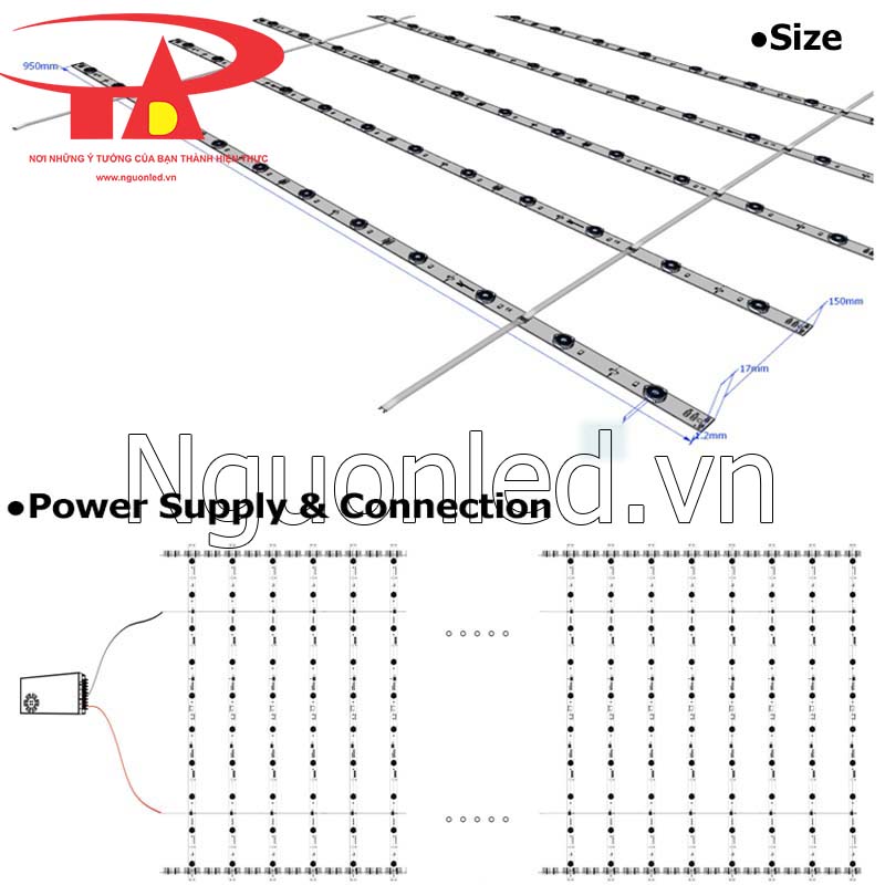 Cách lắp đặt led thanh 3030 12v trong nhà