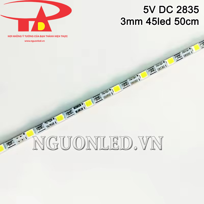 Đèn led thanh nhôm 50cm 45 led giá rẻ