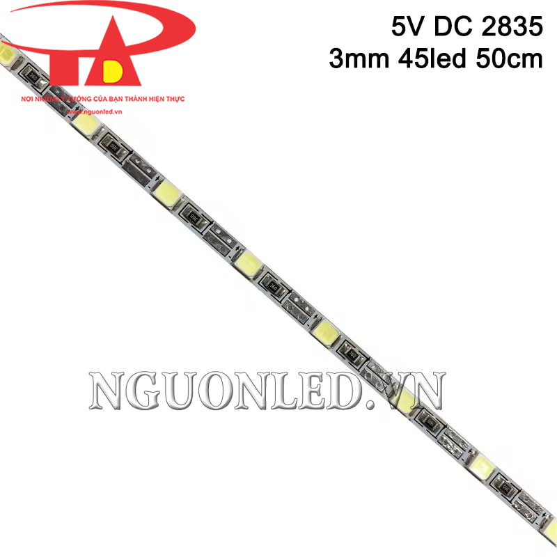 Led thanh 5V 3mm 45 led 50cm