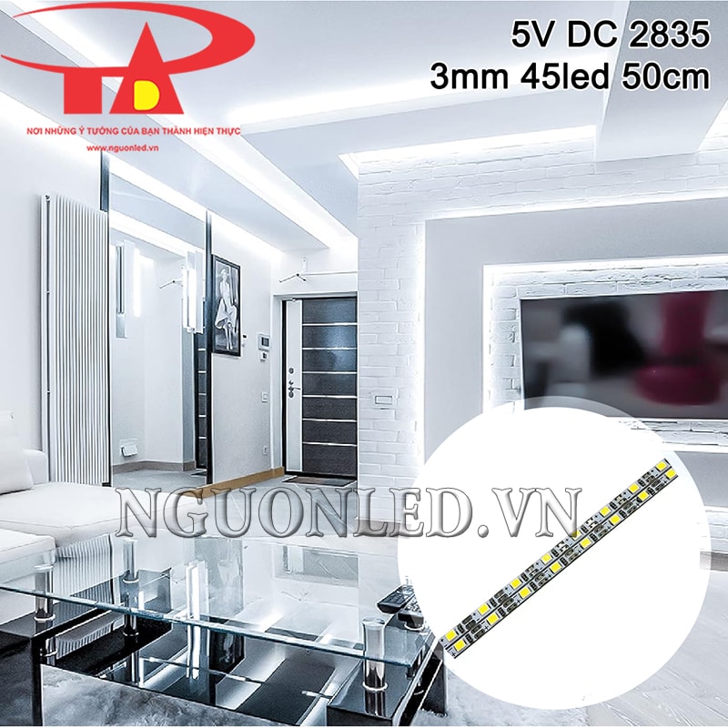 Led thanh 5V 3mm ánh sáng trắng