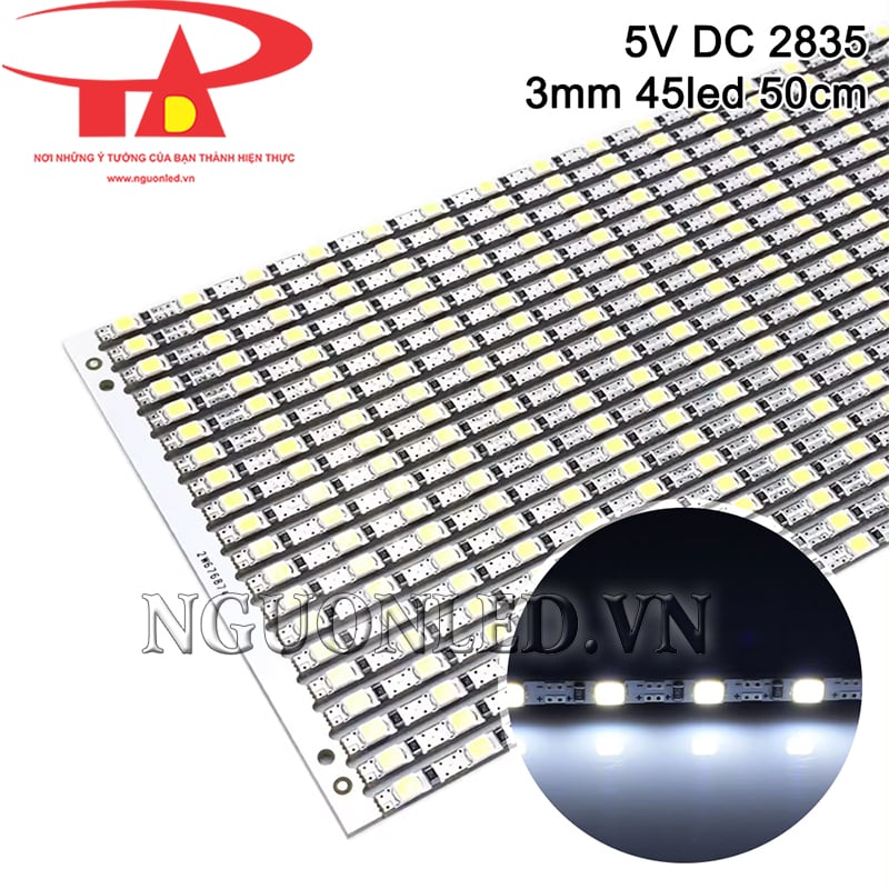 Led thanh nhôm 2835 loại 3mm