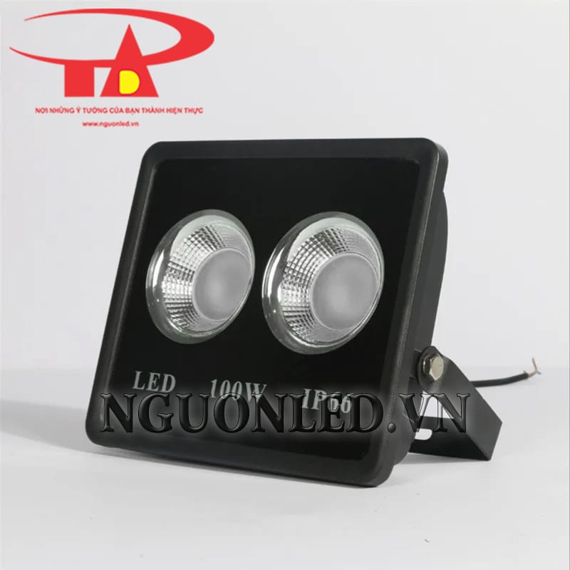 Đèn pha COB 100W đổi màu giá rẻ