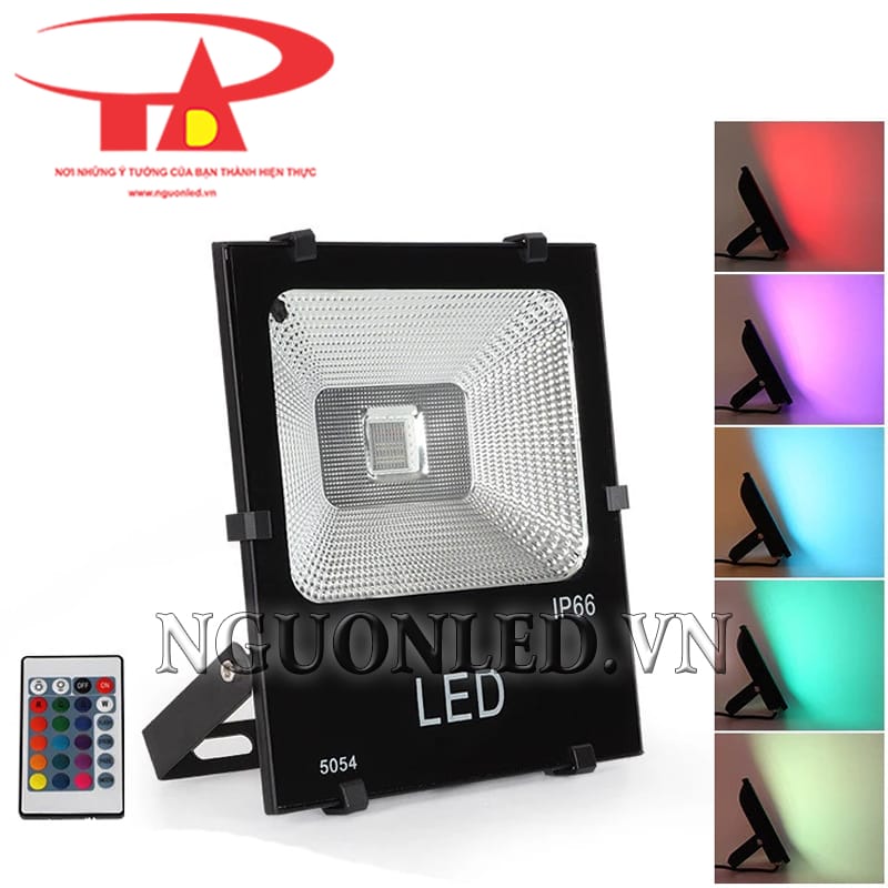 Đèn pha led RGB 10W giá rẻ