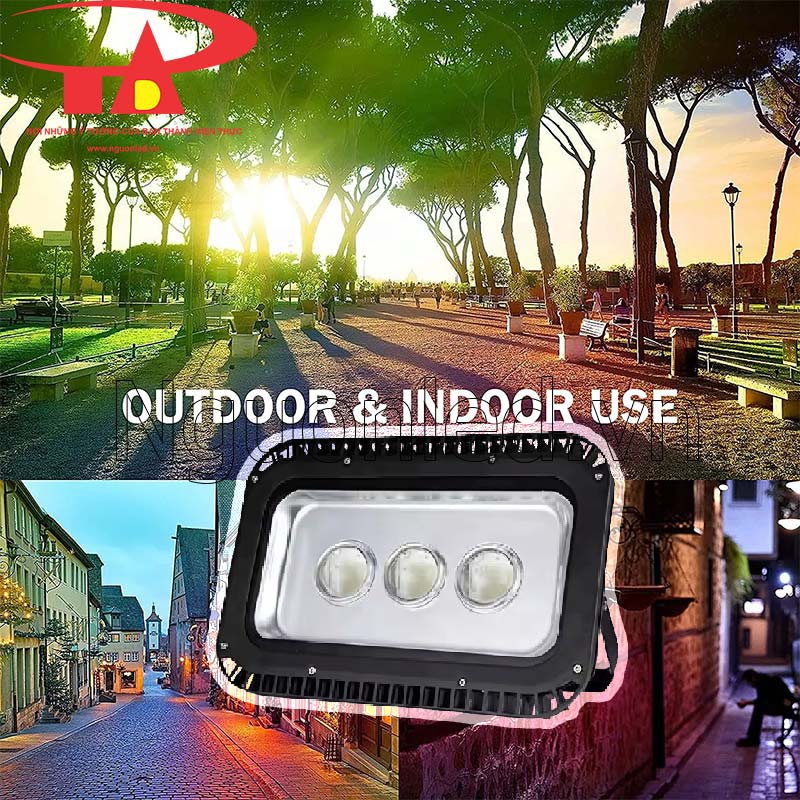 Đèn pha led thấu kính 150W đổi màu