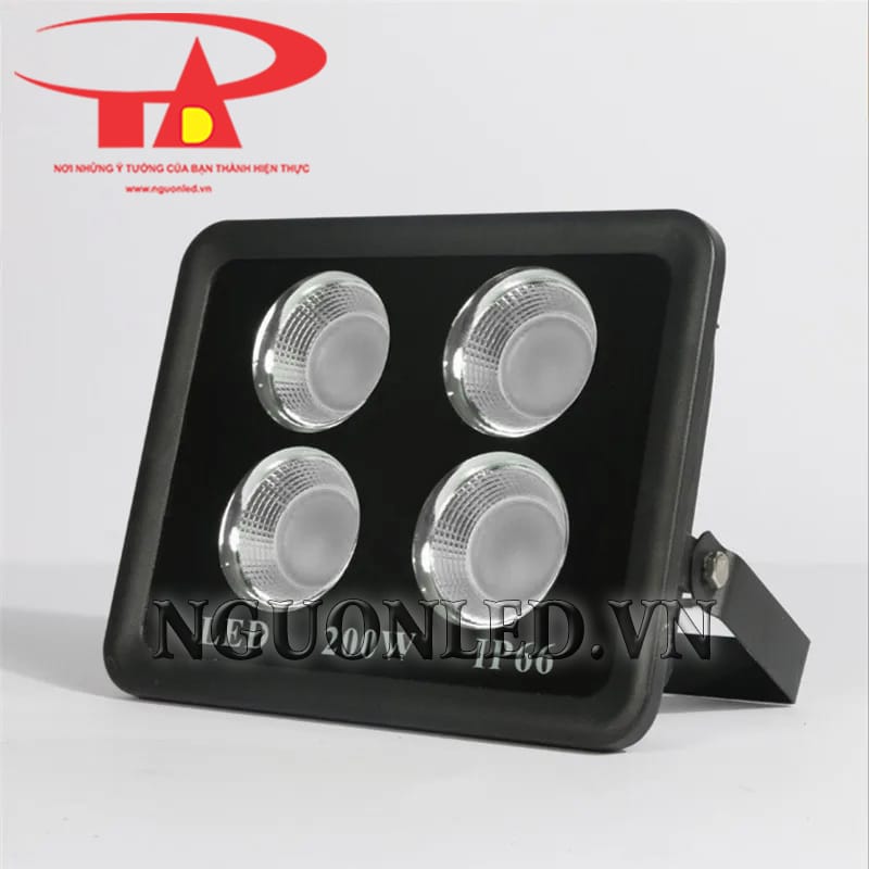 Đèn pha led chip COB 200W đổi màu đủ công suất