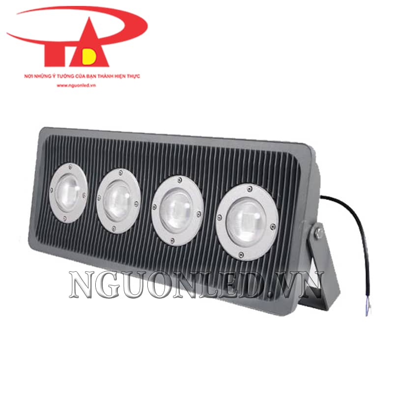 Đèn pha led vỏ xám 200w RGB ngoài trời