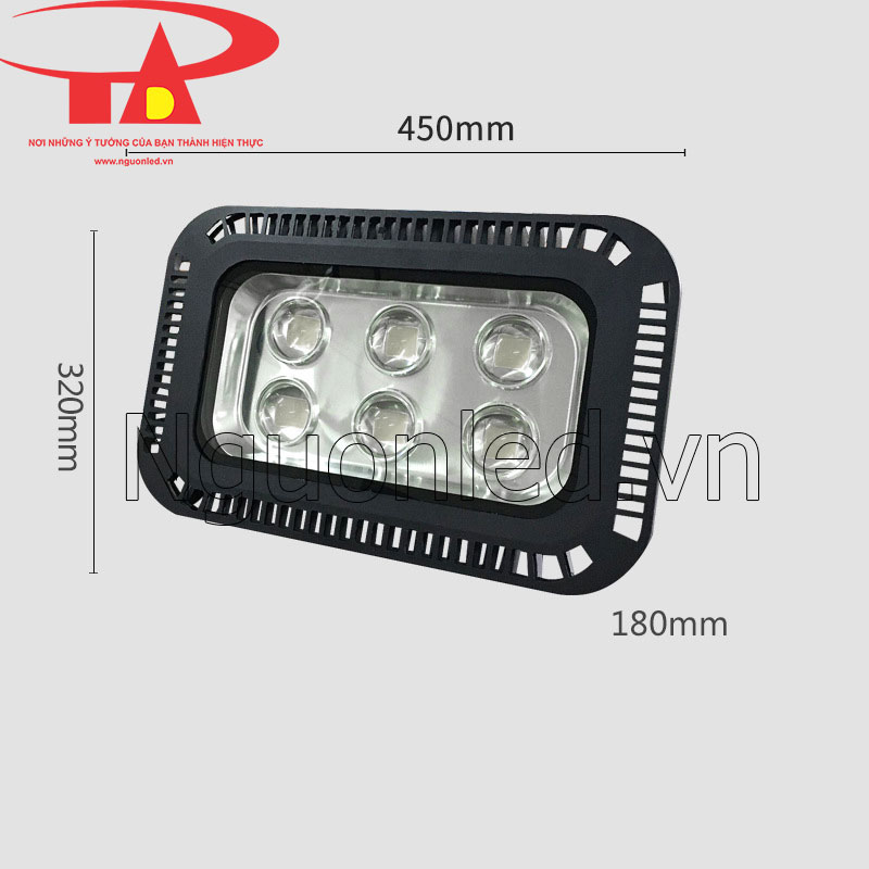 Đèn pha led thấu kính 300W RGB