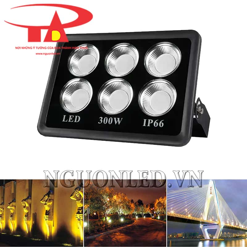 Đèn pha led đổi màu COB