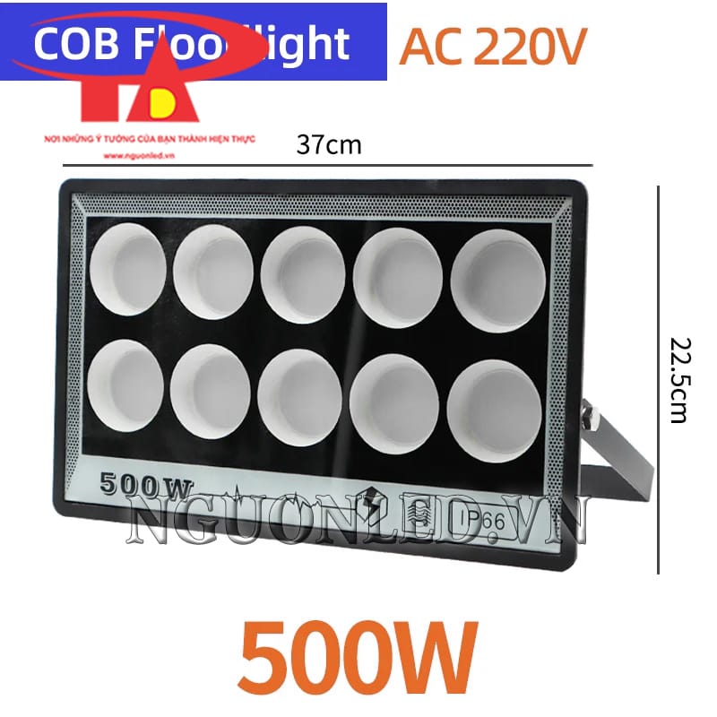 Đèn pha led đổi màu COB