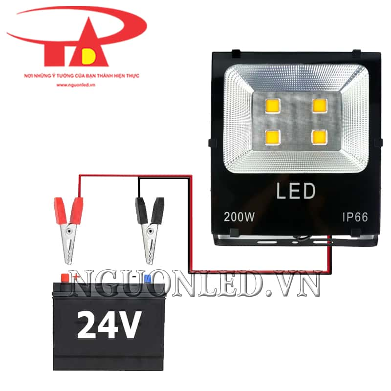 Đèn pha 24V DC 200W giá rẻ