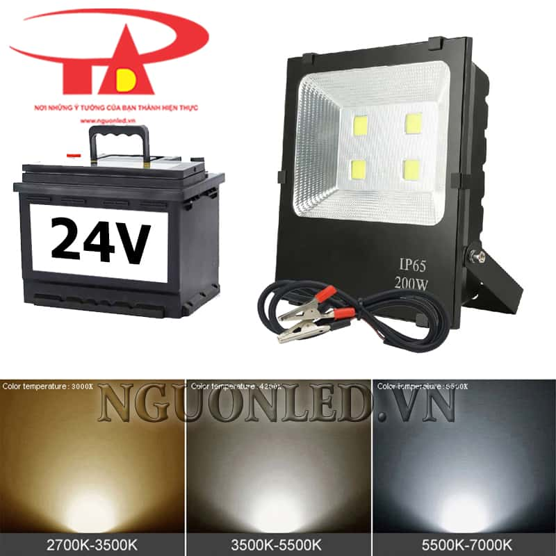 Đèn pha 24V DC 200W loại tốt