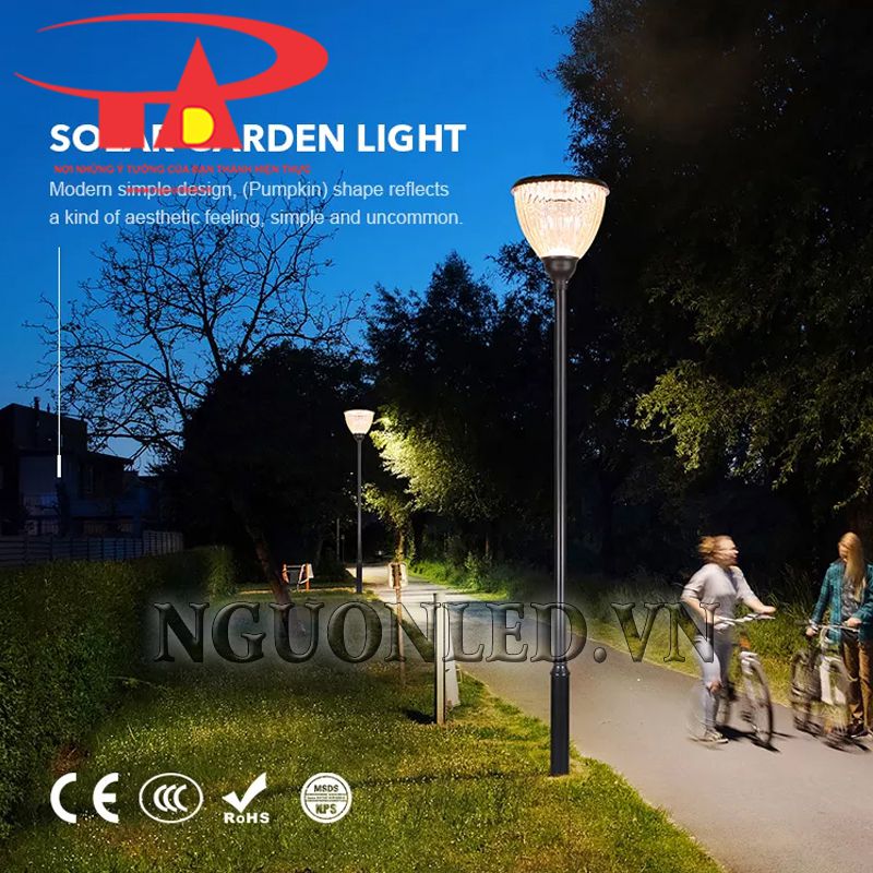 Đèn led sân vườn năng lượng 30W mã TY108 loại tốt