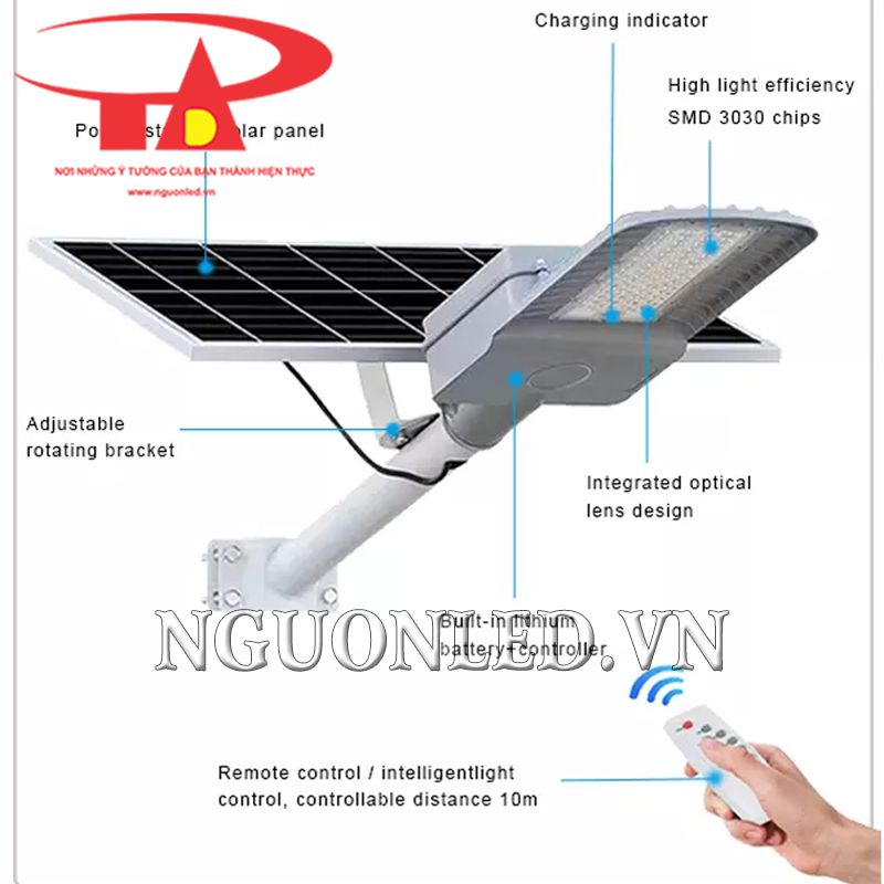 Đèn đường năng lượng CT30W giá rẻ