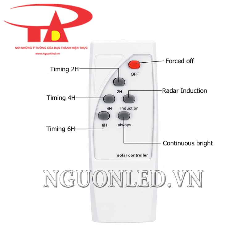 Den duong led nang luong mat troi 40W