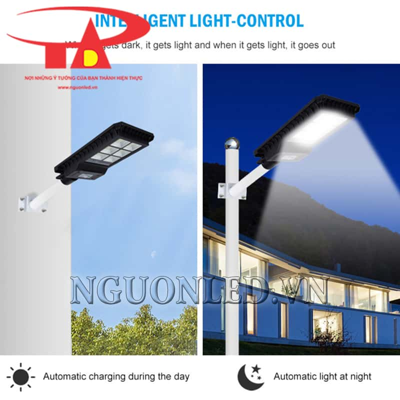 Đèn đường led năng lượng mặt trời 90W