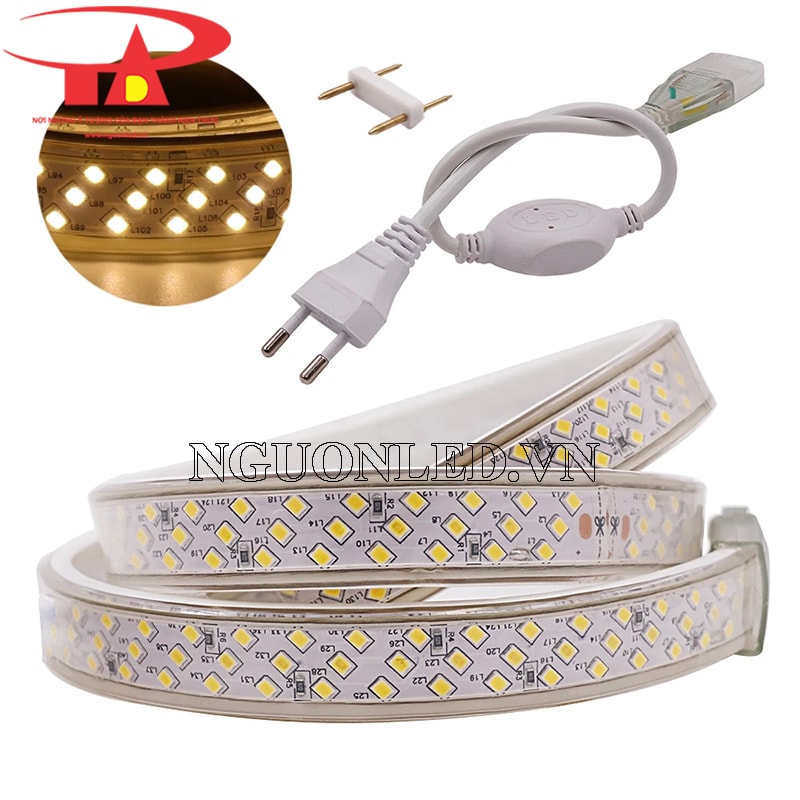 Led dây cuộn 100m 220v màu vàng