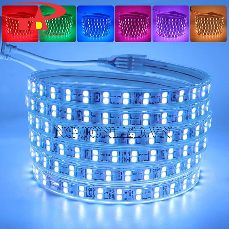 Led dây dẻo 2835 220v RGB