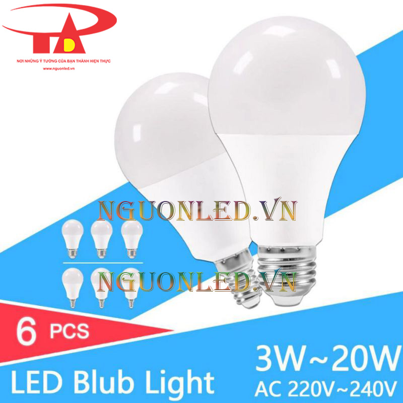 Đèn led búp trụ tròn tân phú