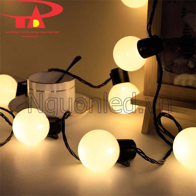 Led banh dài 5m 20 trái ánh sáng đủ màu