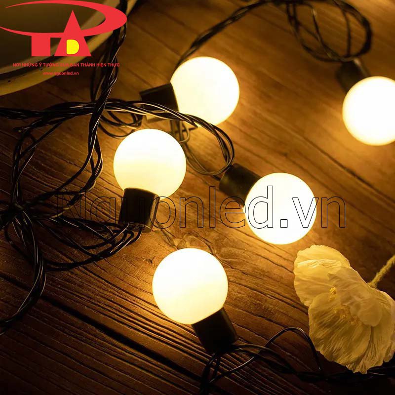 Bán đèn led trang trí giáng sinh màu trắng tại HCM