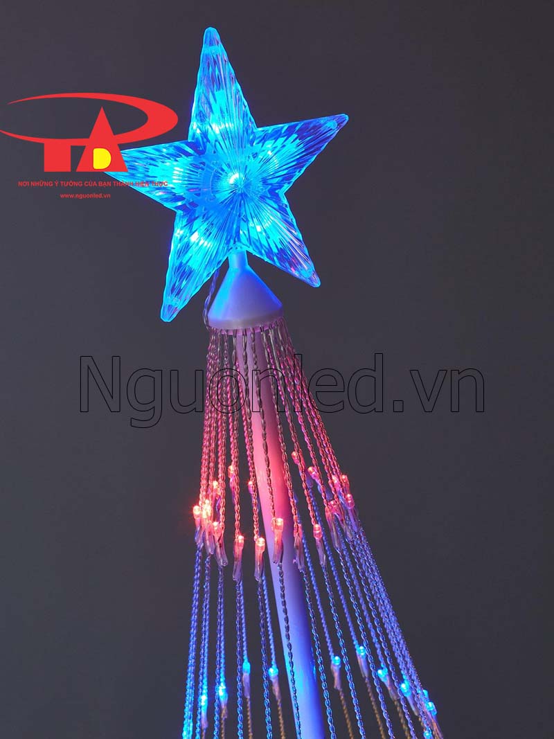 Đèn led cây thông noel hình nón