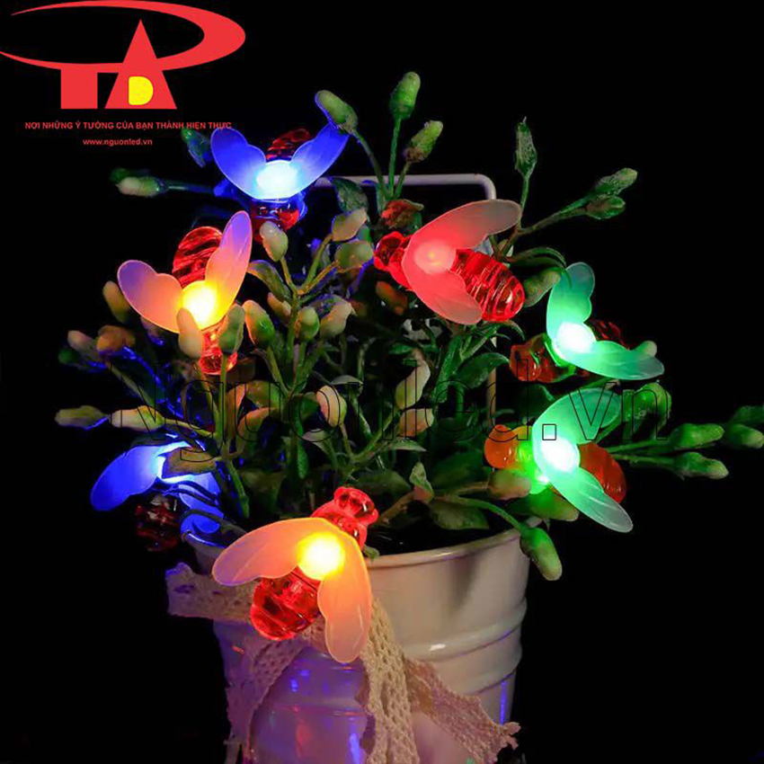 Đèn led trang trí noel ngoài trời ánh sáng trắng