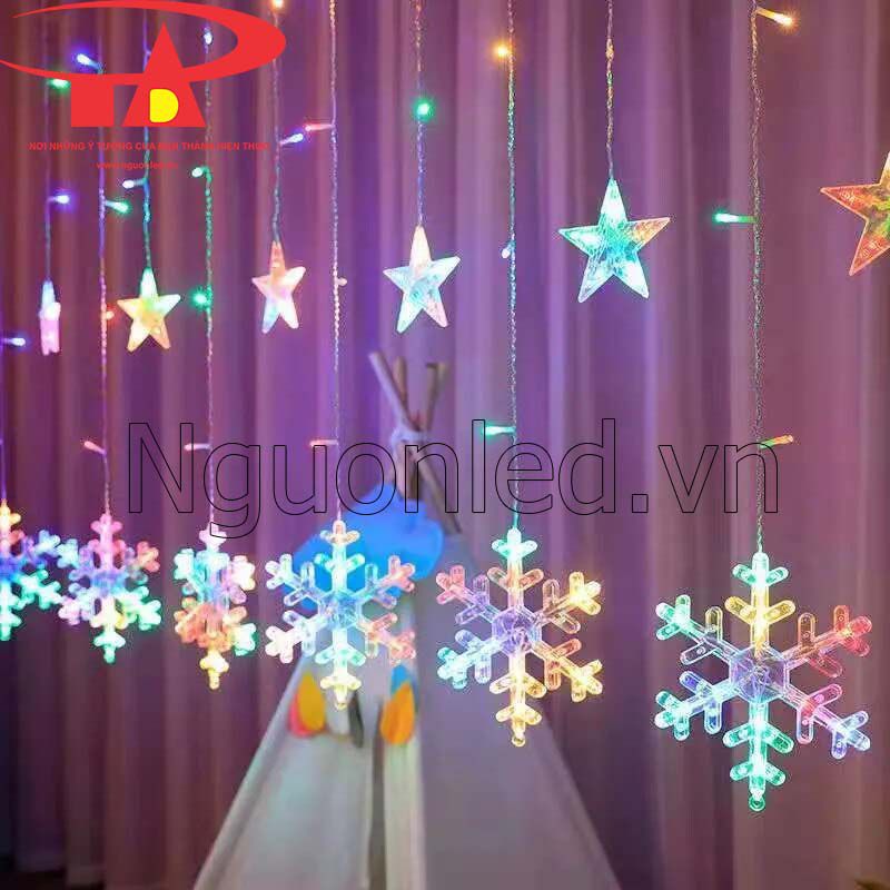 Đèn led trang trí noel ánh sáng đủ màu