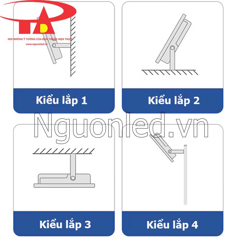 Cách lắp đặt đèn led đánh cá 800w