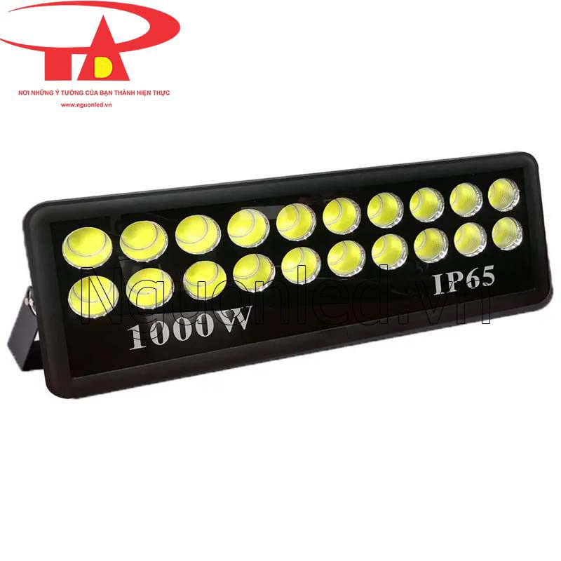 Đèn pha led COB 1000w vỏ đen