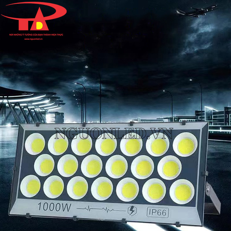 Đèn pha led COB 1000w mỏng