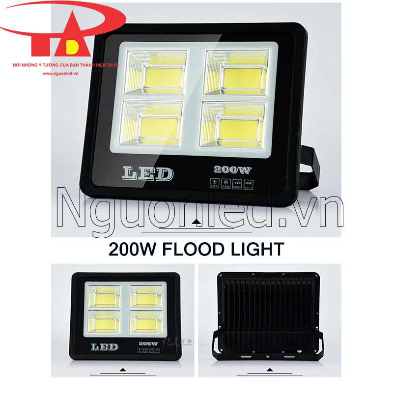 Đèn pha led 200w COB đủ công suất