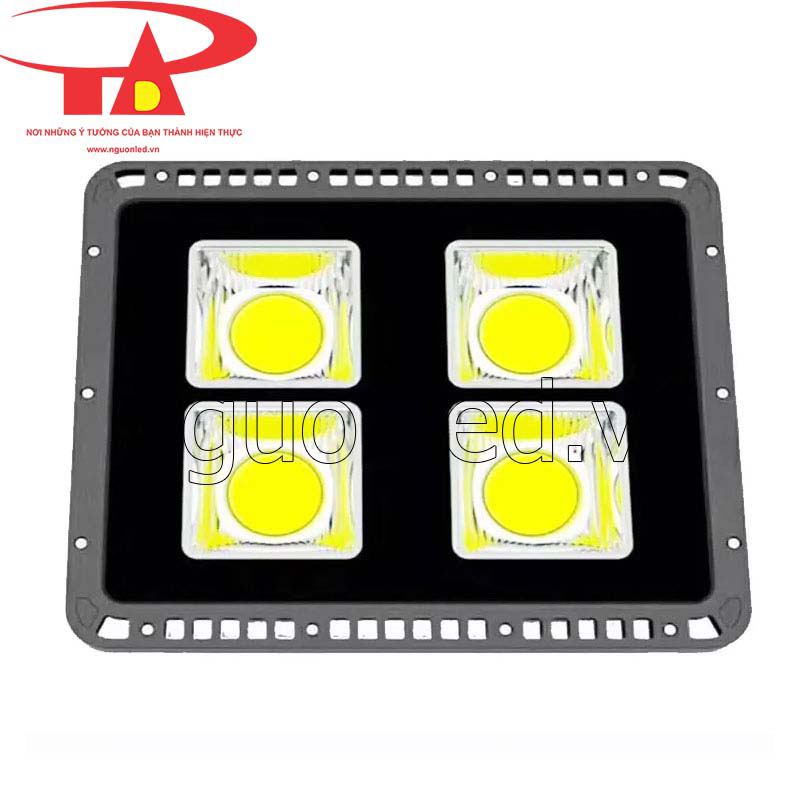 Đèn pha led cob 200w vỏ đen