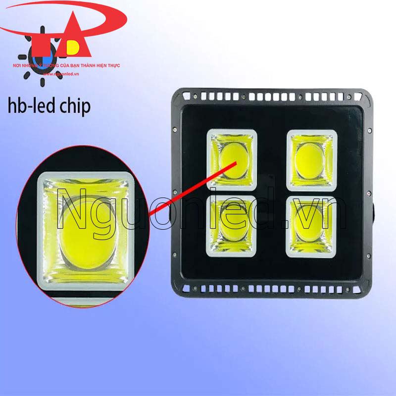 Đèn pha led cob 200w dùng ngoài trời