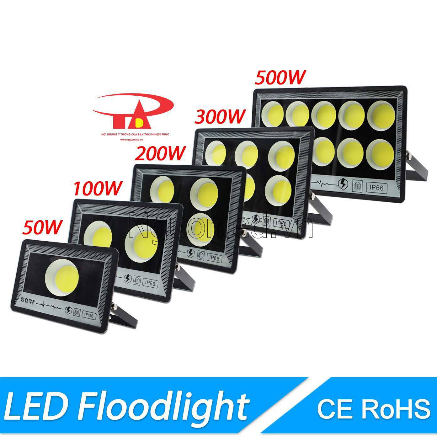 Đèn pha 400w cob chất lượng cao