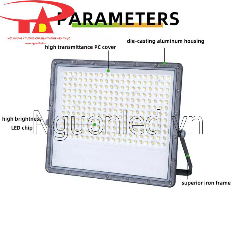 Bộ đèn pha led chiếu điểm 200w, chip led SMD 2835/3030, chất lượng cao