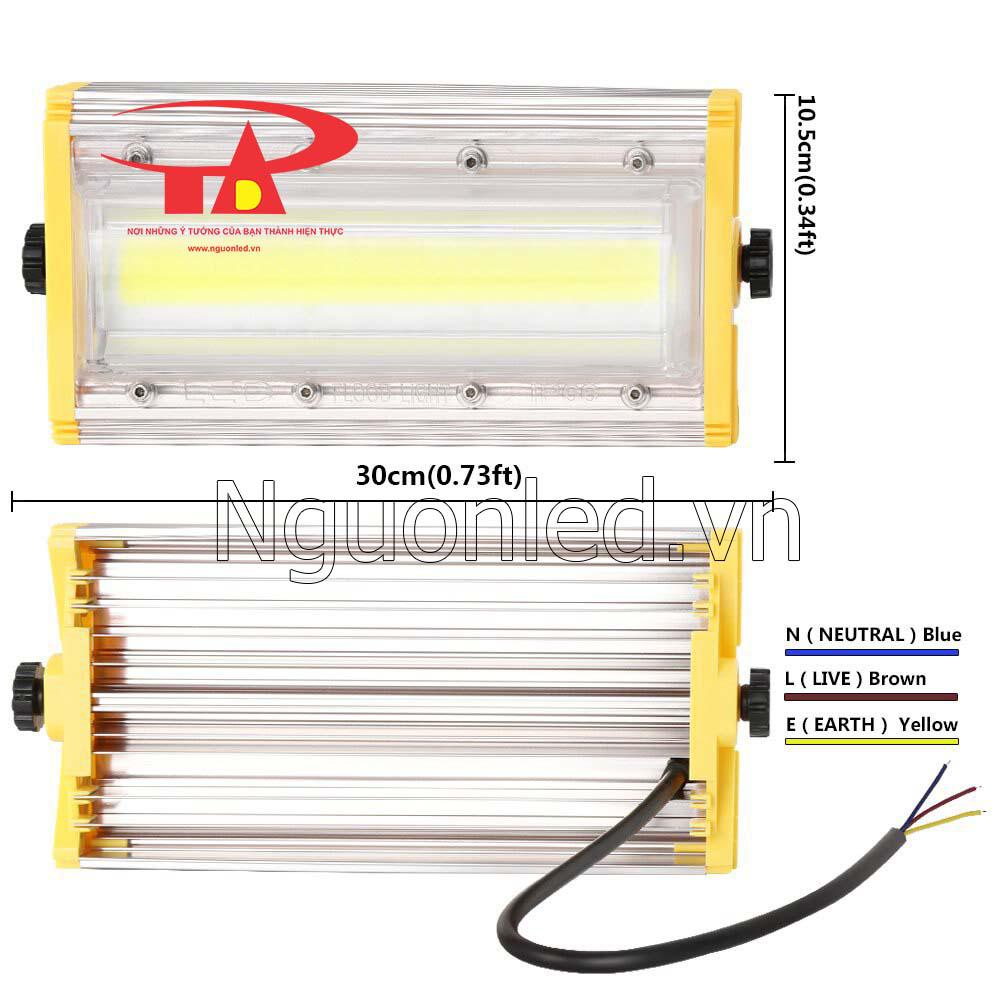 Đèn pha chiếu xa 100w COB