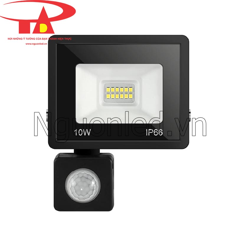 Đèn pha led cảm biến 10w